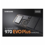 Samsung 970 Evo Plus 500 GB, SSD interface M.2 NVME, Write speed 3200 MB/s, Read.. 