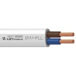 Kabelis Lietkabelis Cable BVV-PLL/H03VVH2-F 2x1.0 100m White Flat