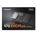 Samsung SSD 970 EVO Plus, 500GB, M.2 PCIe x4, 3500/3200 MB/s 